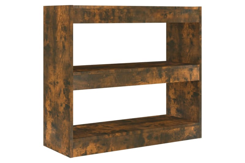 beBasic Bokhylla/rumsavdelare rökfärgad ek80x30x72 cm - Förvaring - Hyllor - Bokhylla