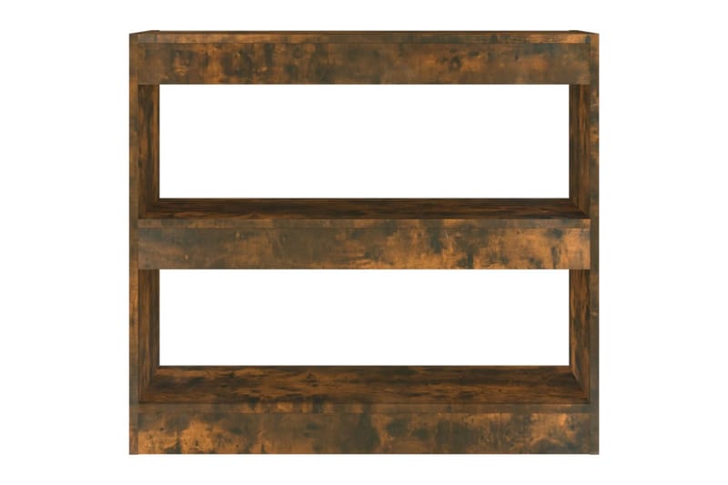 beBasic Bokhylla/rumsavdelare rökfärgad ek80x30x72 cm - Förvaring - Hyllor - Bokhylla