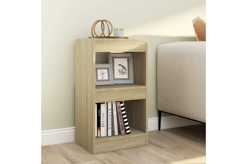 beBasic Bokhylla/rumsavdelare sonoma-ek 40x30x72 cm - Förvaring - Hyllor - Bokhylla