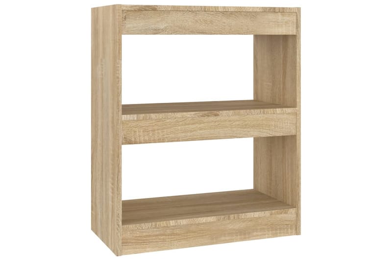beBasic Bokhylla/rumsavdelare sonoma-ek 60x30x72 cm - Förvaring - Hyllor - Bokhylla