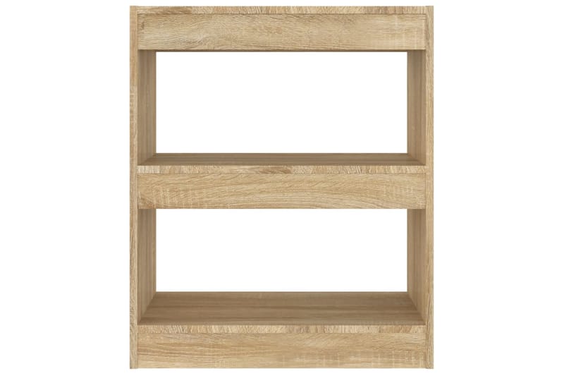 beBasic Bokhylla/rumsavdelare sonoma-ek 60x30x72 cm - Förvaring - Hyllor - Bokhylla