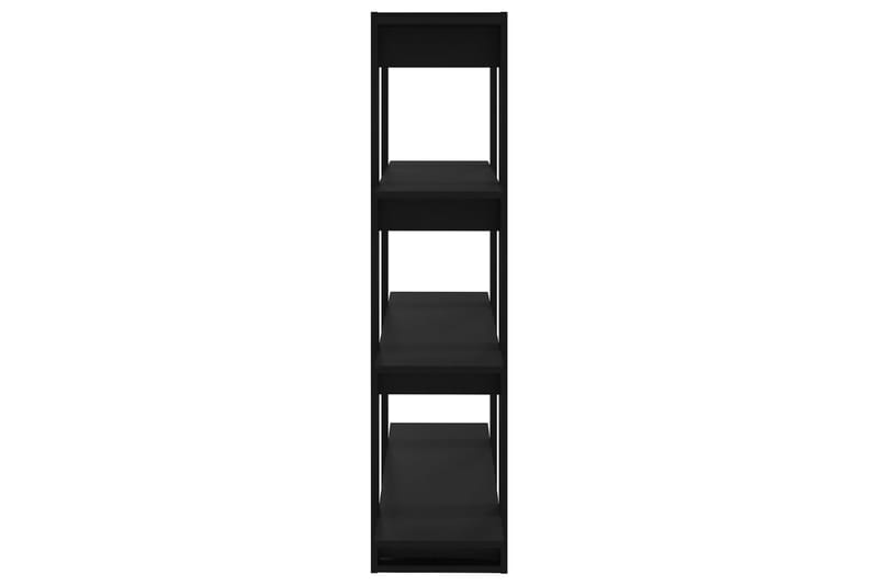beBasic Bokhylla/rumsavdelare svart 100x30x123,5 cm - Förvaring - Hyllor - Bokhylla