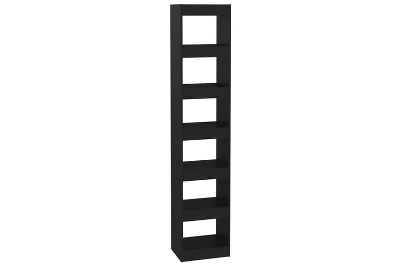 beBasic Bokhylla/rumsavdelare svart 40x30x198 cm - Förvaring - Hyllor - Bokhylla