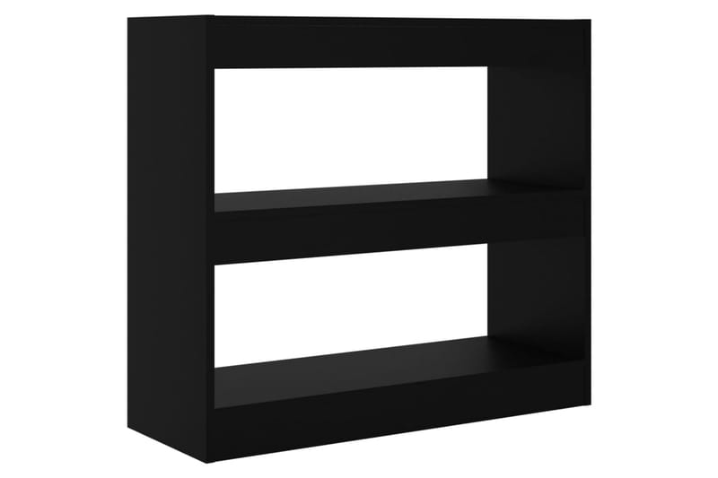beBasic Bokhylla/Rumsavdelare svart 80x30x72 cm - Förvaring - Hyllor - Bokhylla