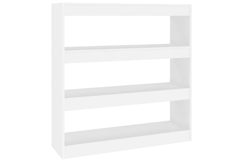 beBasic Bokhylla/rumsavdelare vit 100x30x103 cm - Förvaring - Hyllor - Bokhylla