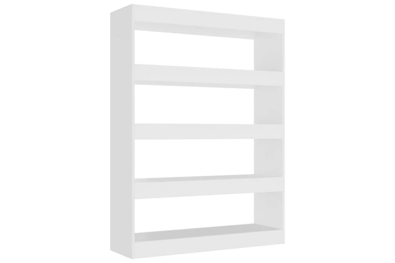 beBasic Bokhylla/Rumsavdelare vit 100x30x135 cm - Förvaring - Hyllor - Bokhylla
