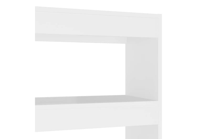 beBasic Bokhylla/Rumsavdelare vit 100x30x135 cm - Förvaring - Hyllor - Bokhylla