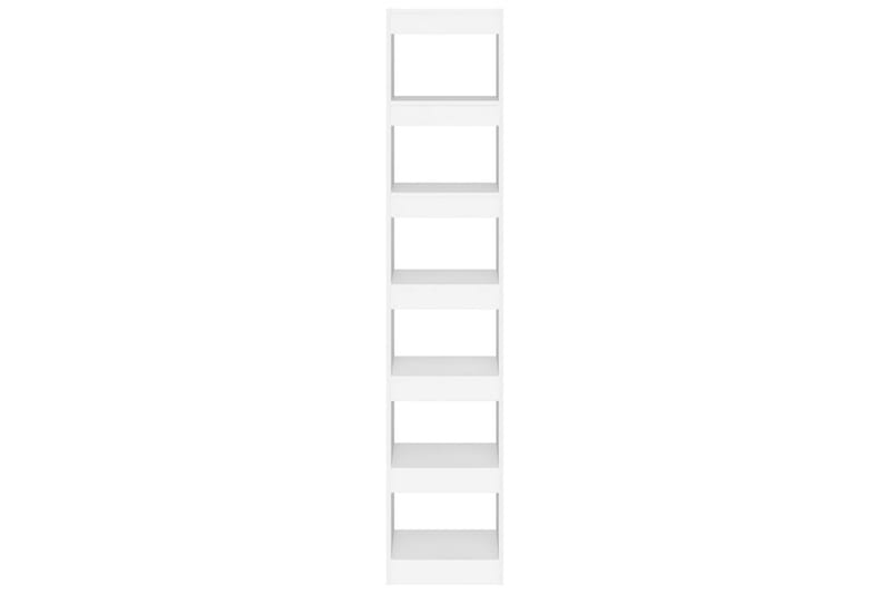 beBasic Bokhylla/rumsavdelare vit 40x30x198 cm - Förvaring - Hyllor - Bokhylla