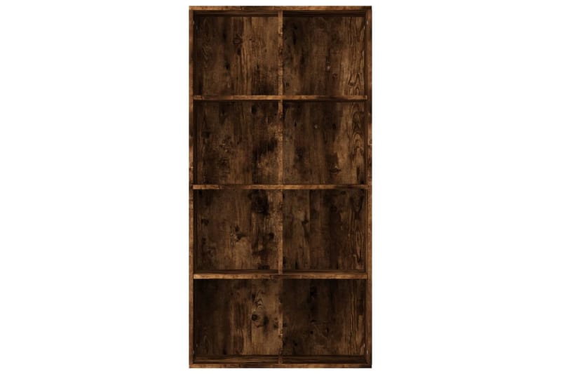 beBasic Bokhylla/skänk rökfärgad ek 66x30x130 cm konstruerat trä - Förvaring - Hyllor - Bokhylla