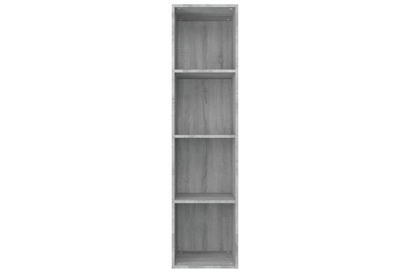 beBasic Bokhylla/tv-bänk Grå sonoma 36x30x143 cm konstruerat trä - Förvaring - Hyllor - Bokhylla