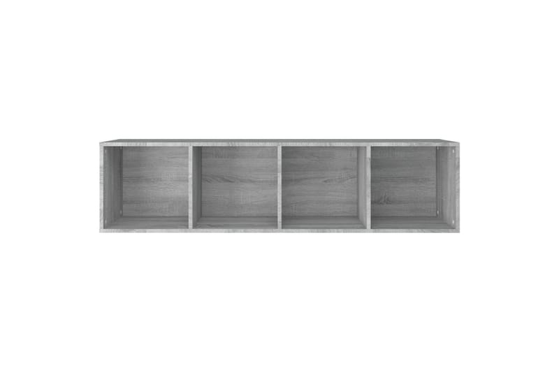beBasic Bokhylla/tv-bänk Grå sonoma 36x30x143 cm konstruerat trä - Förvaring - Hyllor - Bokhylla