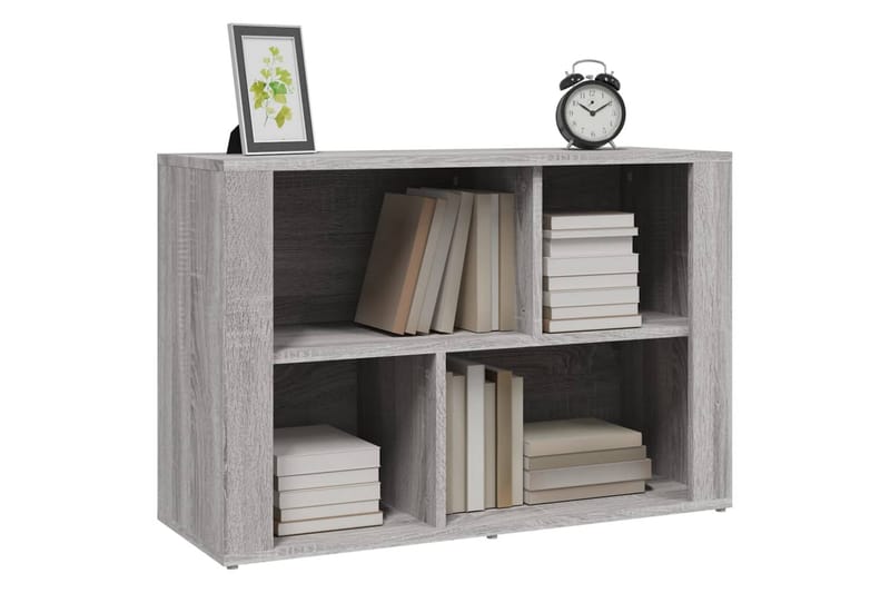 beBasic Förvaringshylla grå sonoma 80x30x54 cm konstruerat trä - Förvaring - Hyllor - Bokhylla