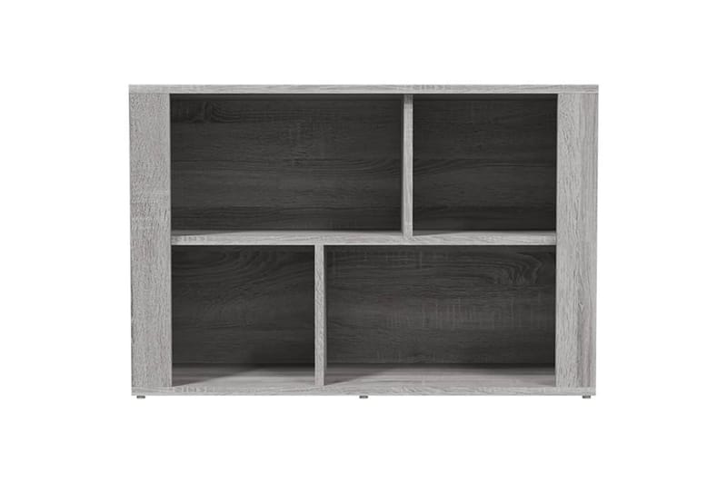 beBasic Förvaringshylla grå sonoma 80x30x54 cm konstruerat trä - Förvaring - Hyllor - Bokhylla