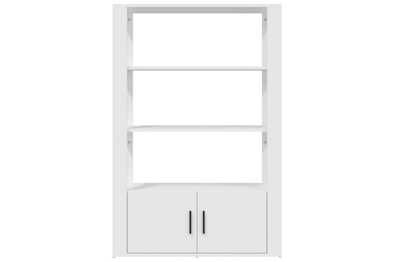 beBasic Förvaringshylla vit 80x30x119,5 cm konstruerat trä - Förvaring - Hyllor - Bokhylla