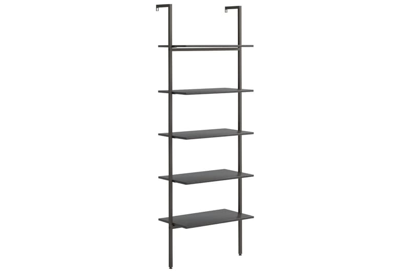 beBasic Hylla 3-nivåer svart 64x35x185 cm - Förvaring - Hyllor - Bokhylla