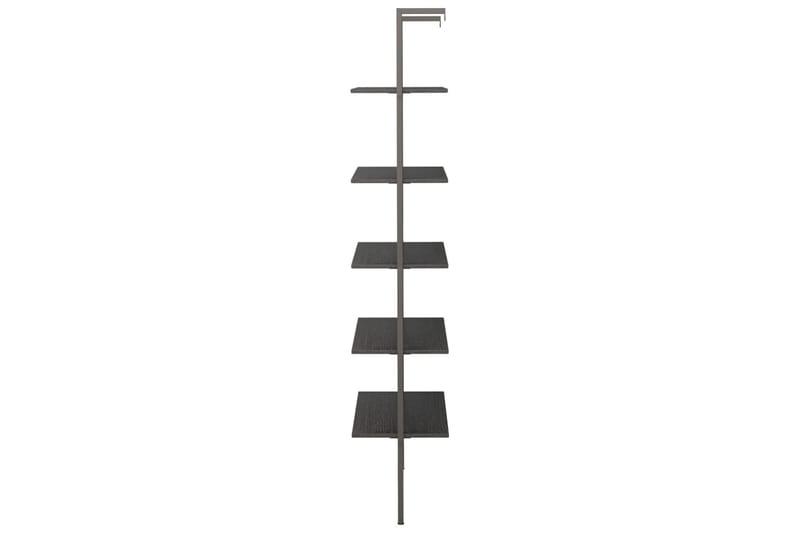 beBasic Hylla 3-nivåer svart 64x35x185 cm - Förvaring - Hyllor - Bokhylla