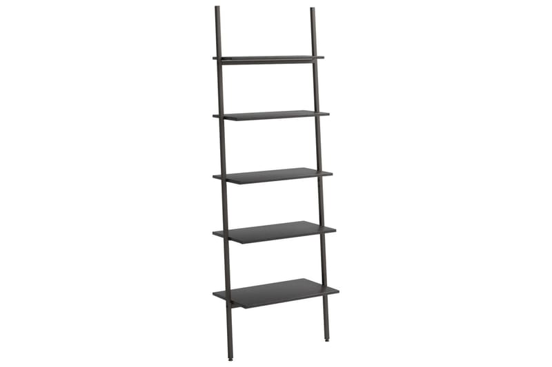beBasic Hylla 5 hyllplan svart 64x34x185,5 cm - Förvaring - Hyllor - Bokhylla