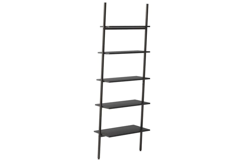beBasic Hylla 5 hyllplan svart 64x34x185,5 cm - Förvaring - Hyllor - Bokhylla