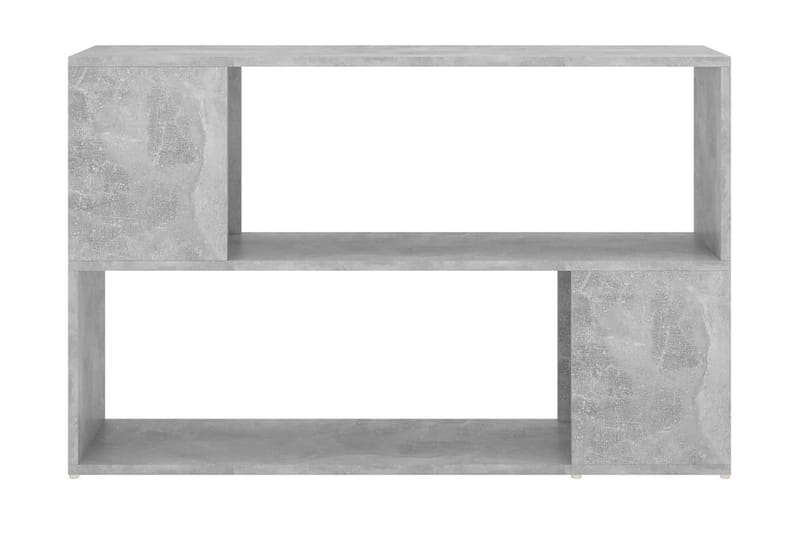 Bokhylla betonggrå 100x24x63 cm spånskiva - Betonggrå - Bokhylla