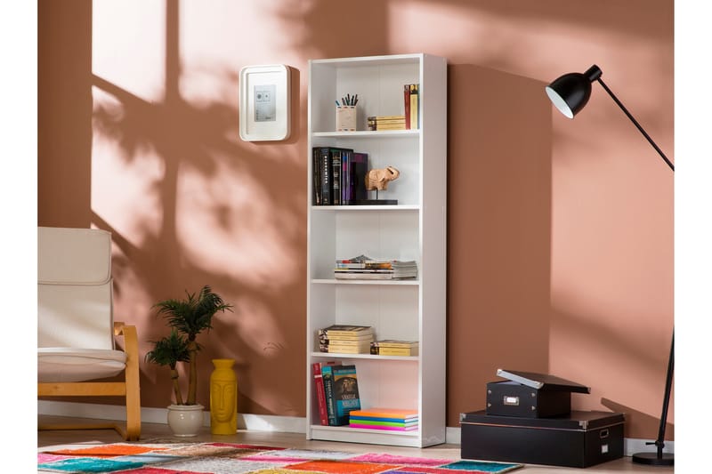 Bokhylla 170x58 cm - Vit - Förvaring - Hyllor - Bokhylla