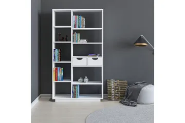 Bokhylla 189x80 cm - Vit - Förvaring - Hyllor - Bokhylla