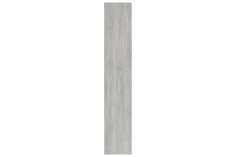 Bokhylla 3 hyllor betonggrå 40x24x108 cm spånskiva - Grå - Förvaring - Hyllor - Bokhylla