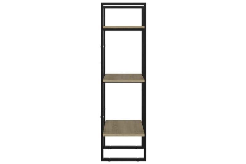 Bokhylla 3 hyllplan sonoma-ek 40x30x105 cm spånskiva - Ek - Förvaring - Hyllor - Bokhylla