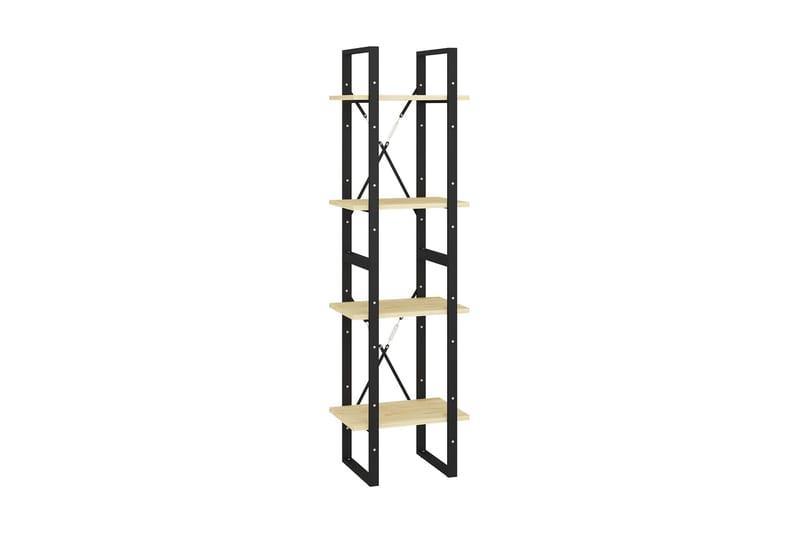 Bokhylla 4 hyllplan 40x30x140 cm massiv furu - Trä - Förvaring - Hyllor - Bokhylla