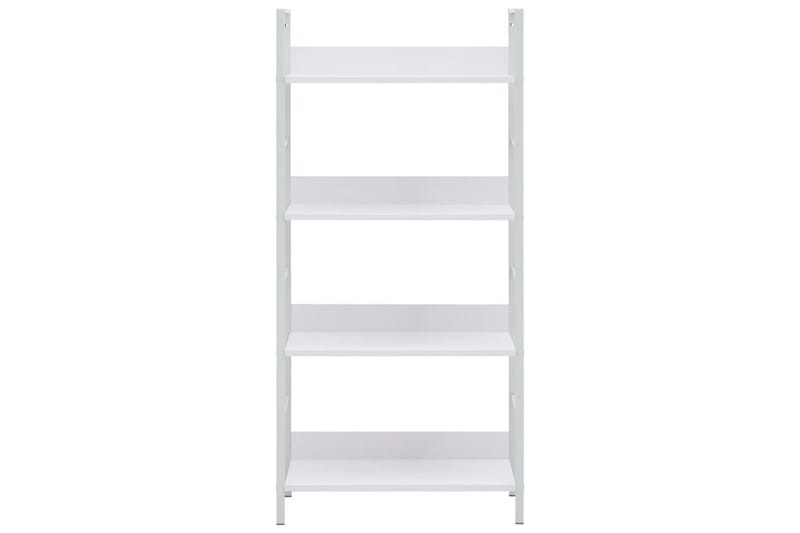 Bokhylla 4 hyllplan vit 60x27,6x124,5 cm spånskiva - Vit - Förvaring - Hyllor - Bokhylla