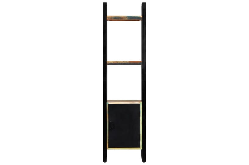 Bokhylla 45x30x171 cm massivt återvunnet trä - Flerfärgad - Förvaring - Hyllor - Bokhylla