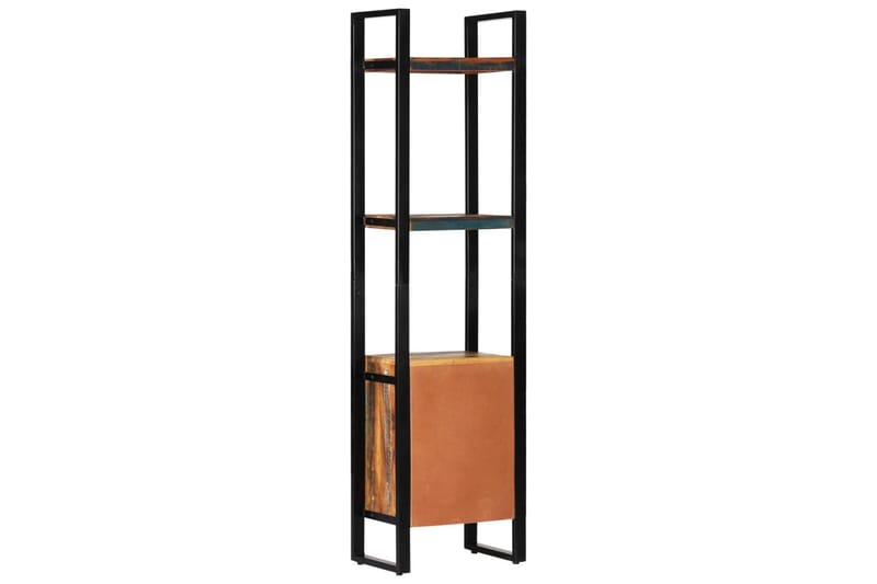 Bokhylla 45x30x171 cm massivt återvunnet trä - Flerfärgad - Förvaring - Hyllor - Bokhylla