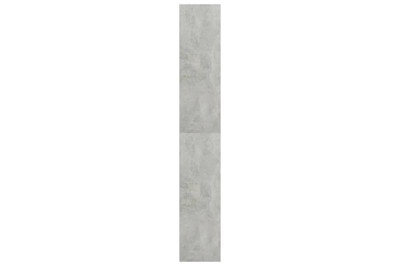 Bokhylla 5 hyllor betonggrå 80x30x189 cm spånskiva - Grå - Förvaring - Hyllor - Bokhylla