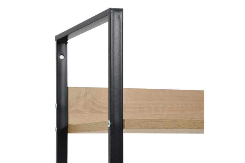 Bokhylla 5 hyllor ek 60x27,6x158,5 cm spånskiva - Brun - Förvaring - Hyllor - Bokhylla
