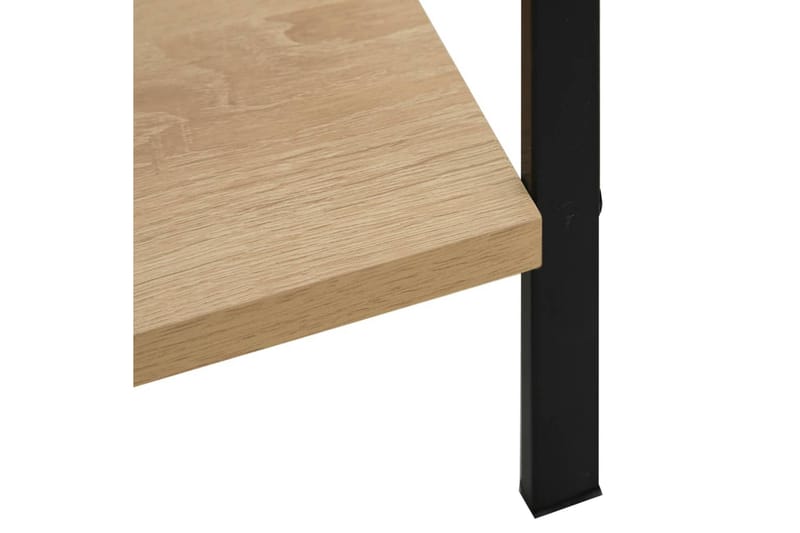 Bokhylla 5 hyllor ek 60x27,6x158,5 cm spånskiva - Brun - Förvaring - Hyllor - Bokhylla