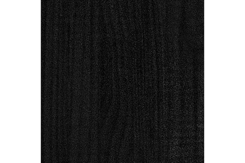 Bokhylla 5 hyllplan svart 40x30x175 cm furu - Svart - Förvaring - Hyllor - Bokhylla