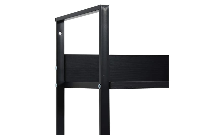 Bokhylla 5 hyllplan svart 60x27,6x158,5 cm spånskiva - Svart - Förvaring - Hyllor - Bokhylla