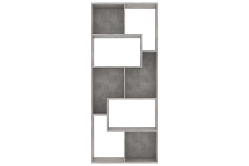 Bokhylla betonggrå 67x24x161 cm spånskiva - Grå - Förvaring - Hyllor - Bokhylla