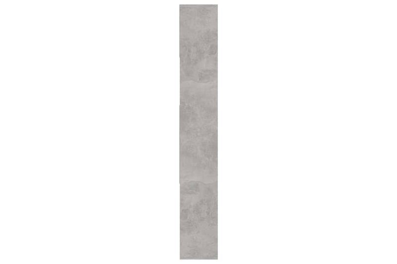 Bokhylla betonggrå 67x24x161 cm spånskiva - Grå - Förvaring - Hyllor - Bokhylla