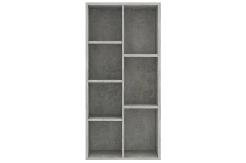 Bokhylla betonggrå 97,5x29,5x100 cm spånskiva - Grå - Förvaring - Hyllor - Bokhylla
