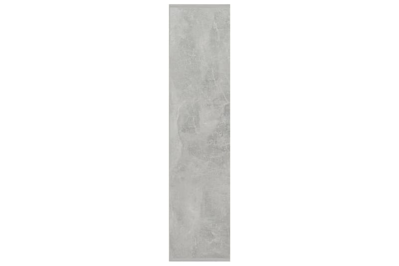 Bokhylla betonggrå 97,5x29,5x100 cm spånskiva - Grå - Förvaring - Hyllor - Bokhylla