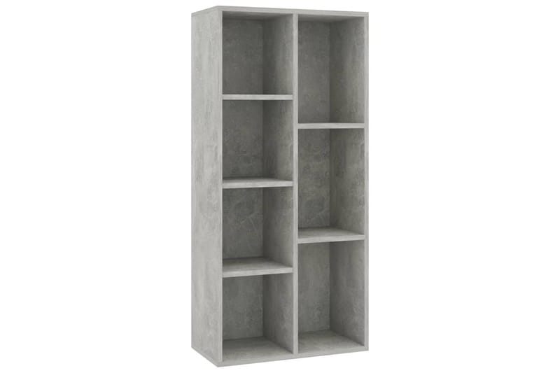 Bokhylla betonggrå 97,5x29,5x100 cm spånskiva - Grå - Förvaring - Hyllor - Bokhylla