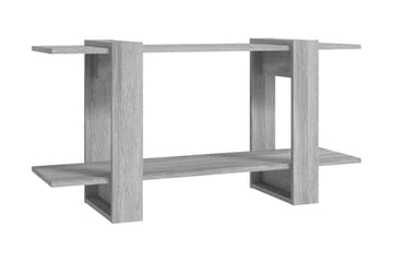 Bokhylla grå sonoma 100x30x51 cm konstruerat trä