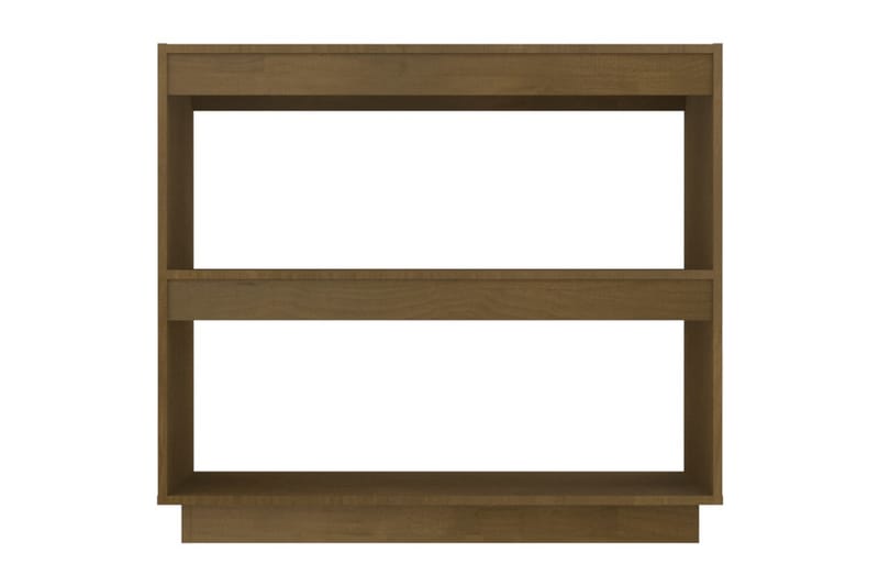 Bokhylla honungsbrun 80x35x71 cm massiv furu - Brun - Förvaring - Hyllor - Bokhylla