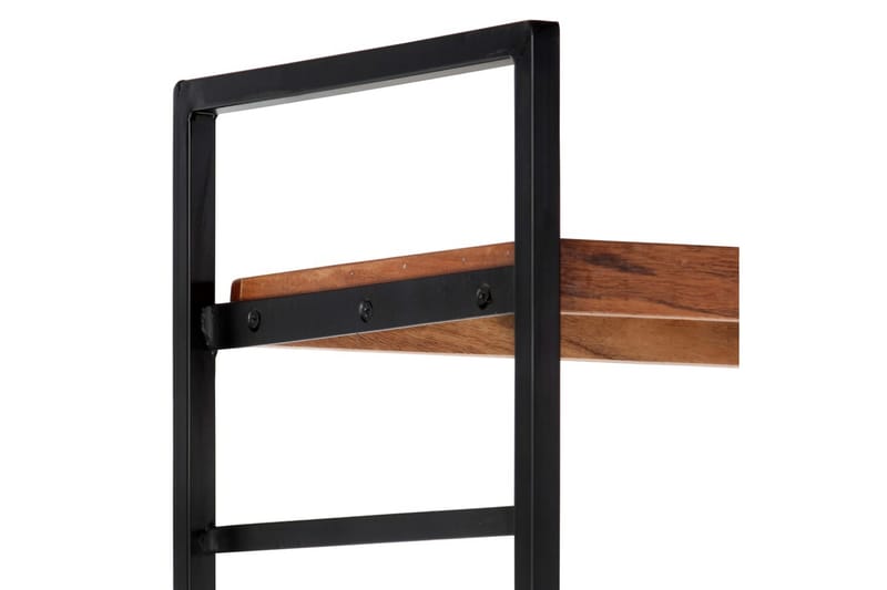 Bokhylla med 4 hyllor 80x30x180 cm massivt akaciaträ - Brun - Förvaring - Hyllor - Bokhylla