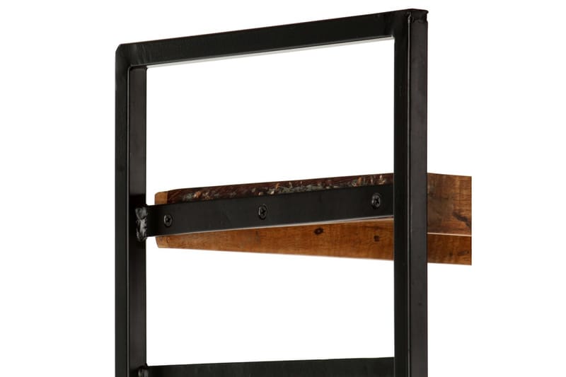Bokhylla med 4 hyllor 80x30x180 cm massivt återvunnet trä - Brun - Förvaring - Hyllor - Bokhylla
