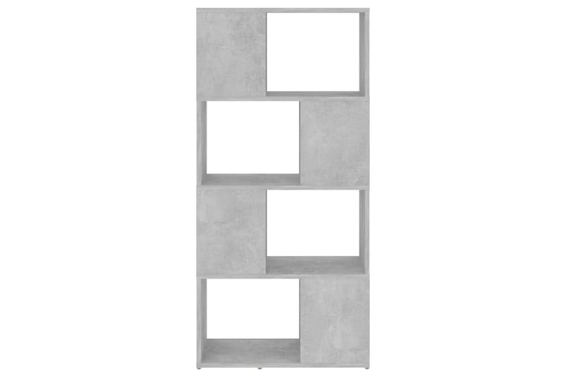 Bokhylla Rumsavdelare betonggrå 60x24x124,5 cm - Betonggrå - Förvaring - Hyllor - Bokhylla