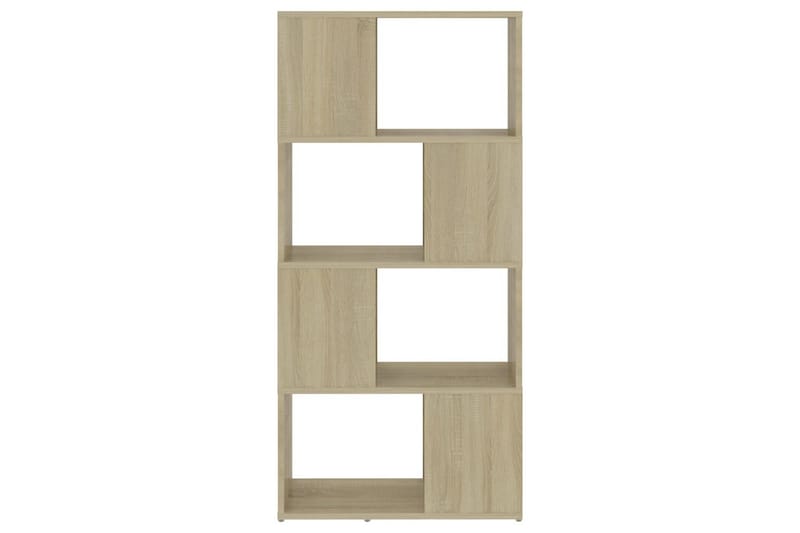 Bokhylla Rumsavdelare sonoma-ek 60x24x124,5 cm spånskiva - Brun - Förvaring - Hyllor - Bokhylla