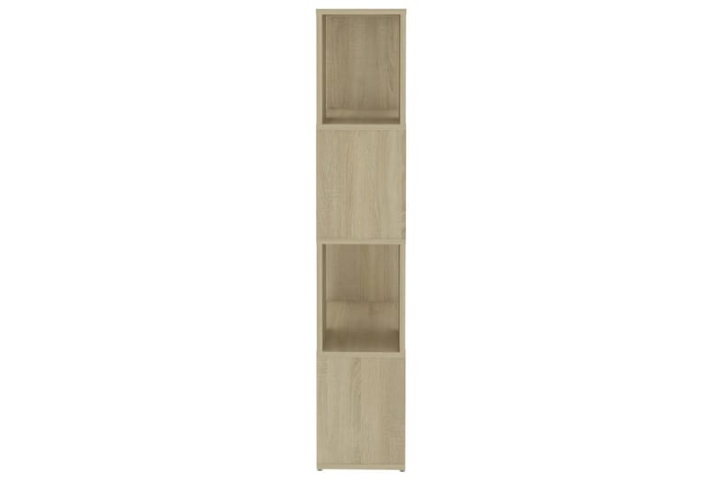Bokhylla Rumsavdelare sonoma-ek 60x24x124,5 cm spånskiva - Brun - Förvaring - Hyllor - Bokhylla