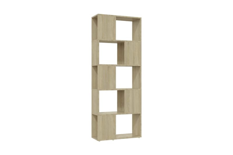 Bokhylla Rumsavdelare sonoma-ek 60x24x155 cm - Brun - Förvaring - Hyllor - Bokhylla
