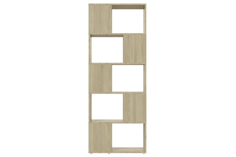 Bokhylla Rumsavdelare sonoma-ek 60x24x155 cm - Brun - Förvaring - Hyllor - Bokhylla